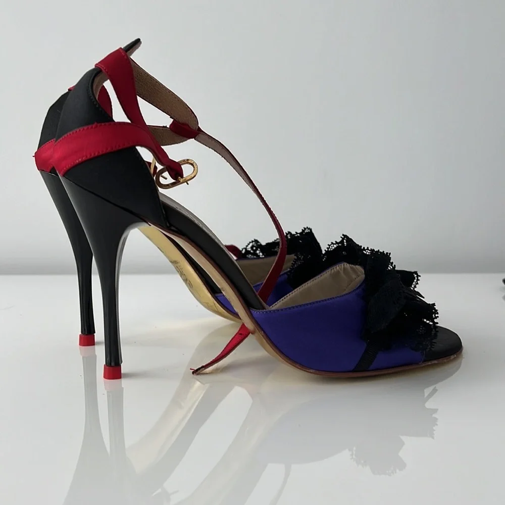 Comme il Faut tango heels, RARE!! ❤️💜 - Picture 5 of 5